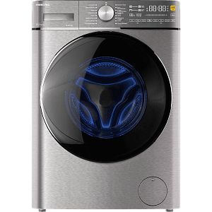 Стиральная машина с сушкой HIBERG i-DDQ8 - 10614 Ss RU, сталь